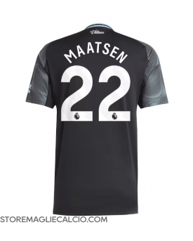 Aston Villa Ian Maatsen #22 Maglia Gara Trasferta Repliche 2025-26
